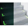 Marcaje fotoluminescente în L pentru treptele unei scări 