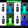 VOPSEA FOSFORESCENTĂ PE BAZĂ DE APĂ MOONGLO KIT 4 CULORI