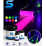 Vopsea epoxidică fluorescentă invizibilă UV2329