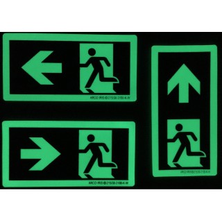 Minisemnalizatoare de direcție fotoluminescente 50 mm x 100 mm