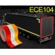 Bandă reflectorizantă pentru camion cu remorcă Clasa C ECE 104 - 5cm x 50m