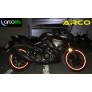 Inele de protecție reflectorizante pentru jante moto ARCO