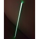 Insert fosforescent pentru podea din aluminiu 1 cm x 100 cm