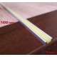 Insert fosforescent pentru podea din aluminiu 1 cm x 100 cm