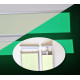 Profil de semnalizare din aluminiu fotoluminescent pentru partea inferioară