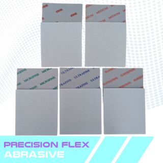 Burete abraziv din spumă Grey Flex Precision – 5 niveluri de granulație